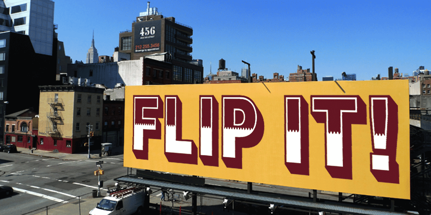 Flip Font Poster #1