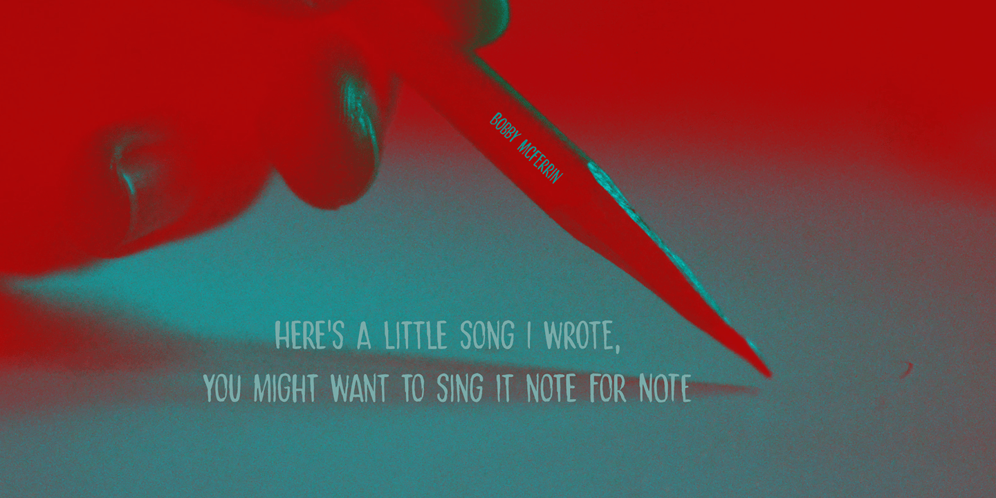 Gritty Pencil Font Poster #1