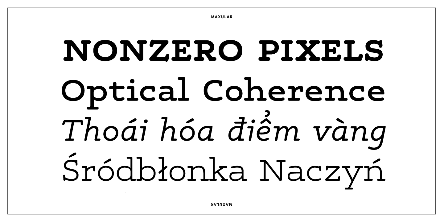 Maxular Bold Pair Font Poster #1
