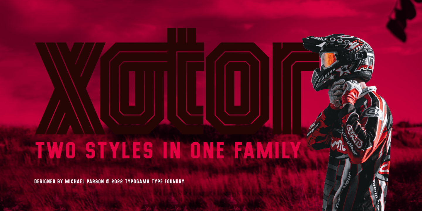 Xotor Font Poster #1