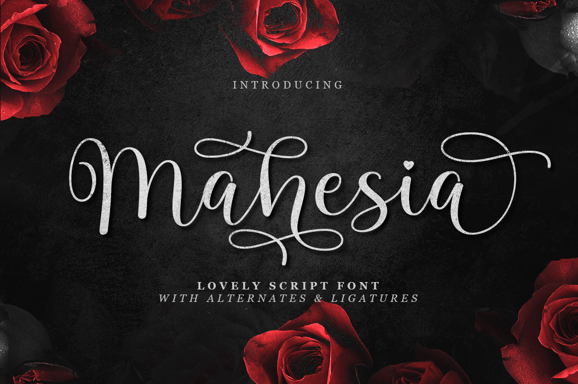 Mahesia Script Poster