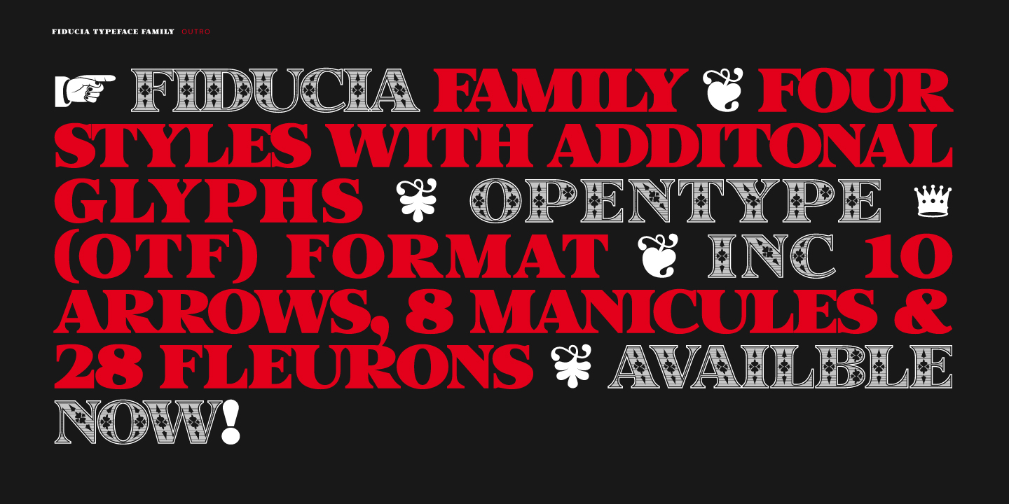 Fiducia Font Poster #1
