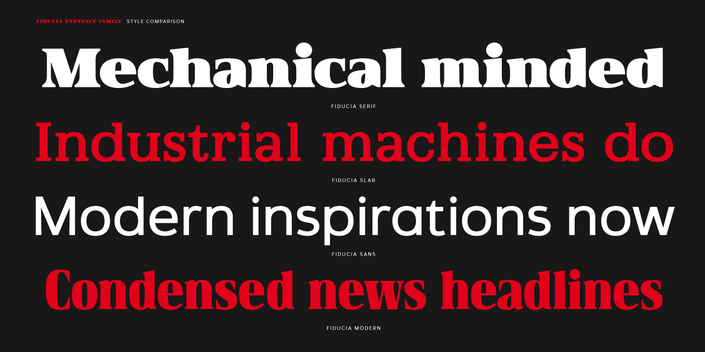 Fiducia Font Poster #1