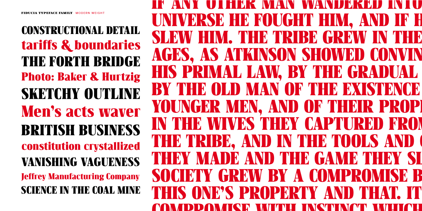 Fiducia Font Poster #1