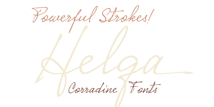 Helga Font Poster #1
