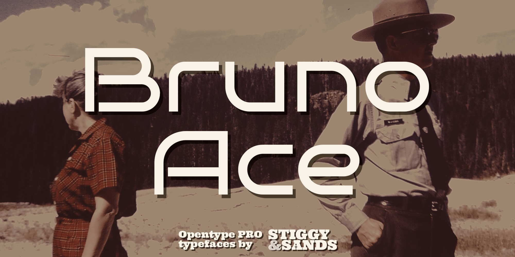 Bruno Ace Pro Font Poster #1