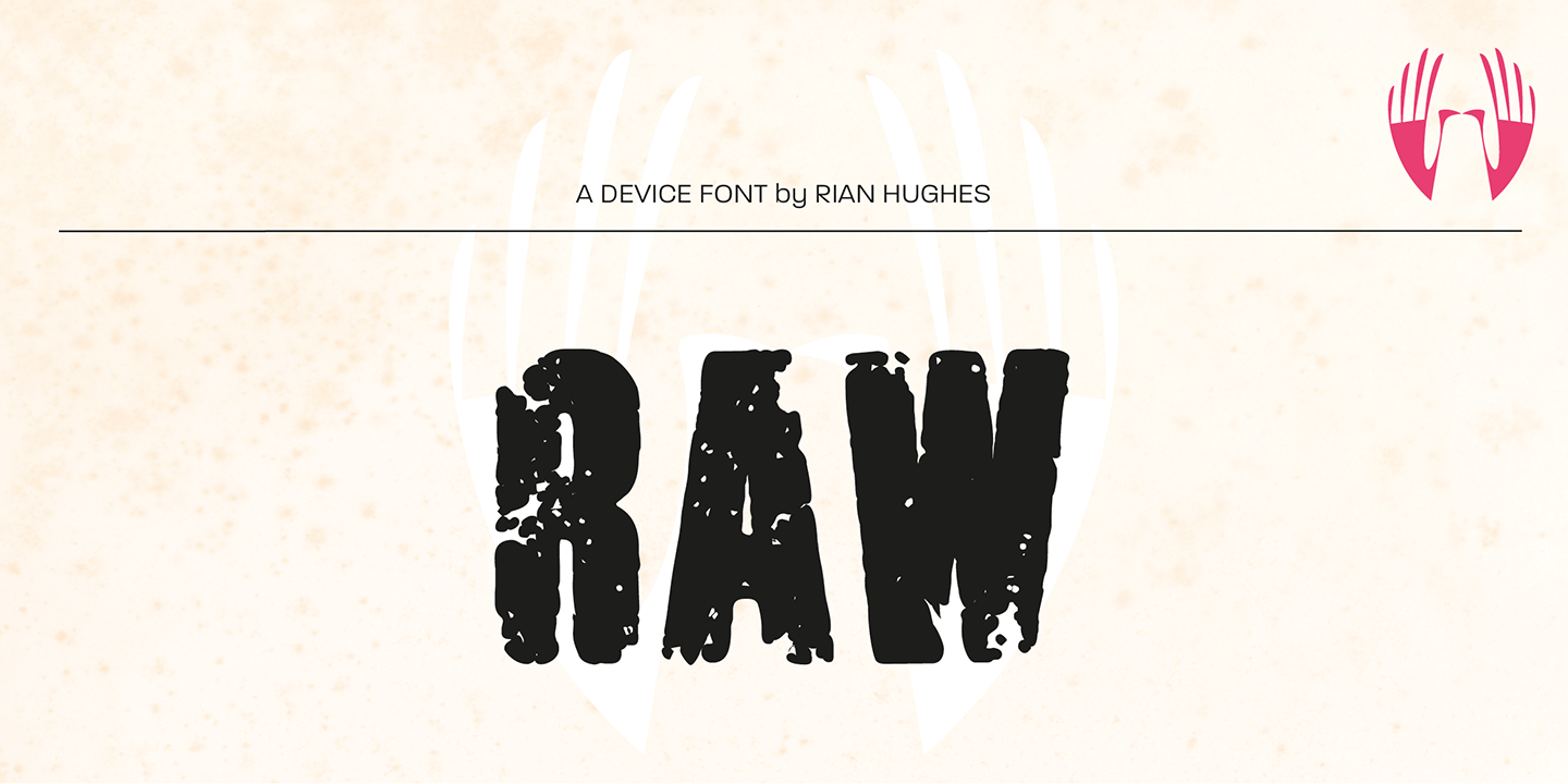 Raw Font Poster #1
