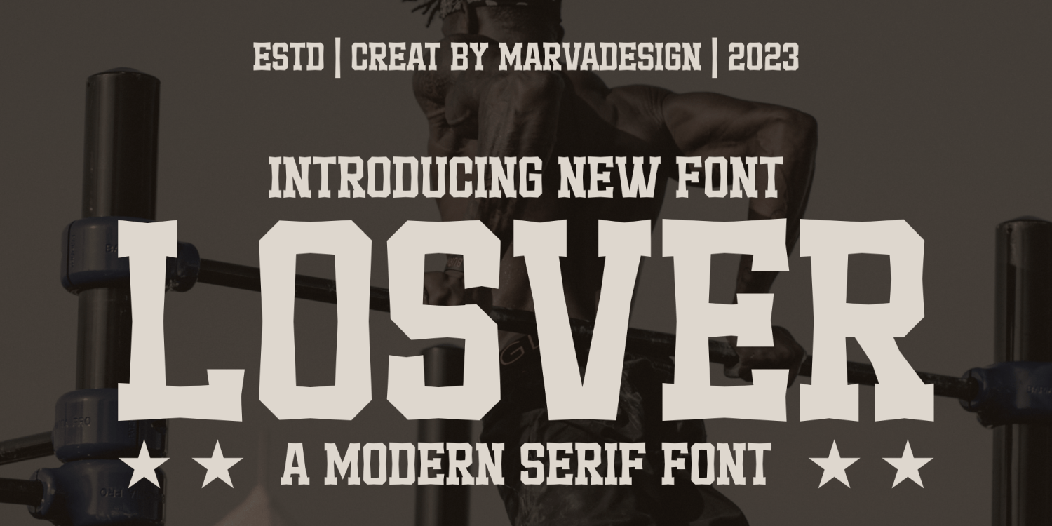 Losver Font Poster #1