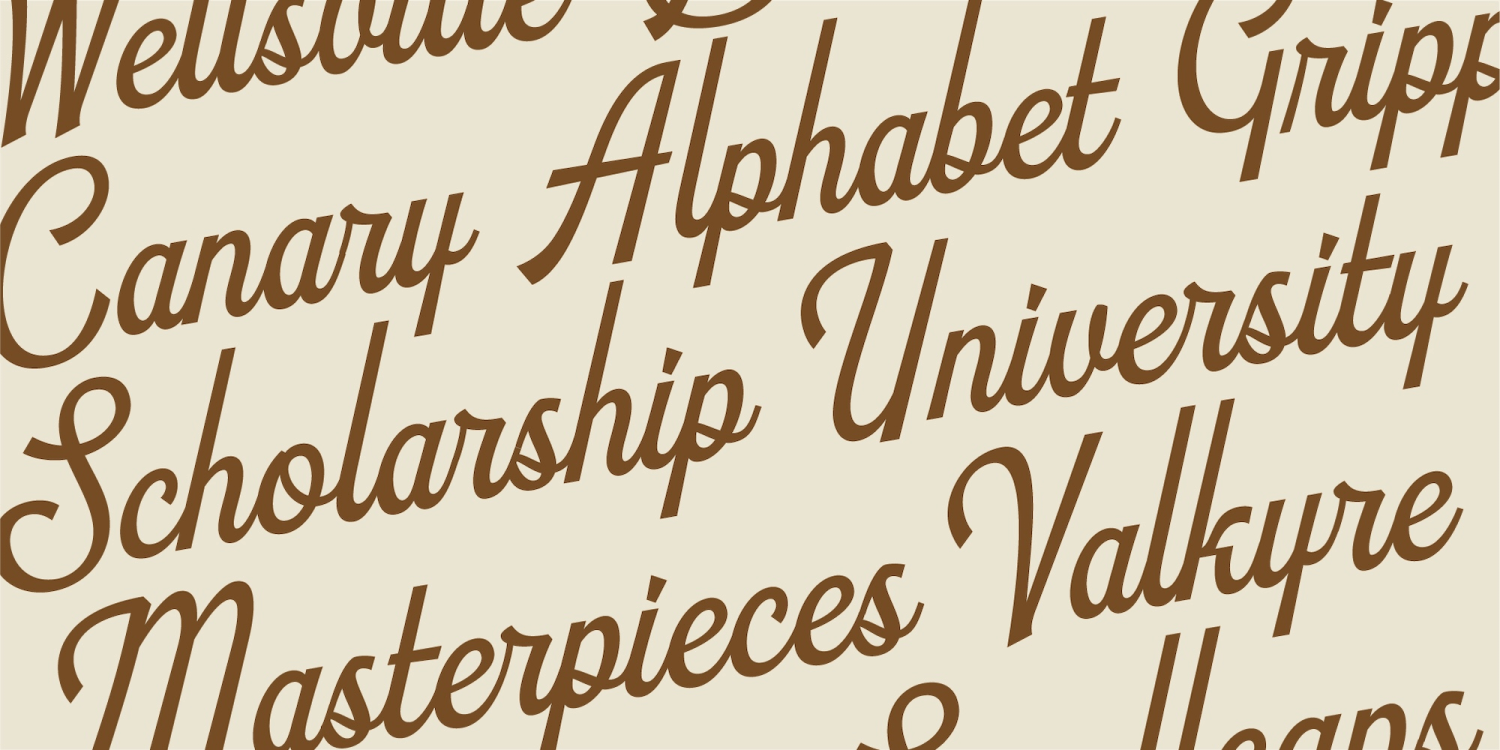 Wellsville Font Poster #10