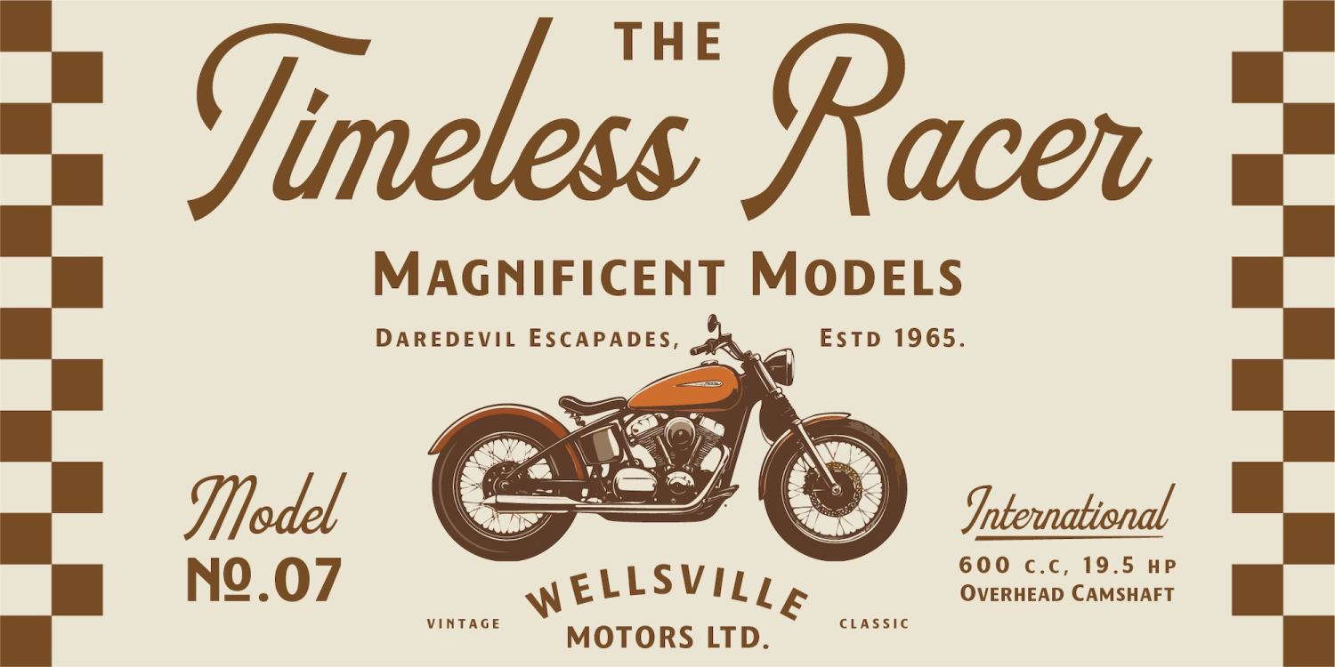 Wellsville Font Poster #6