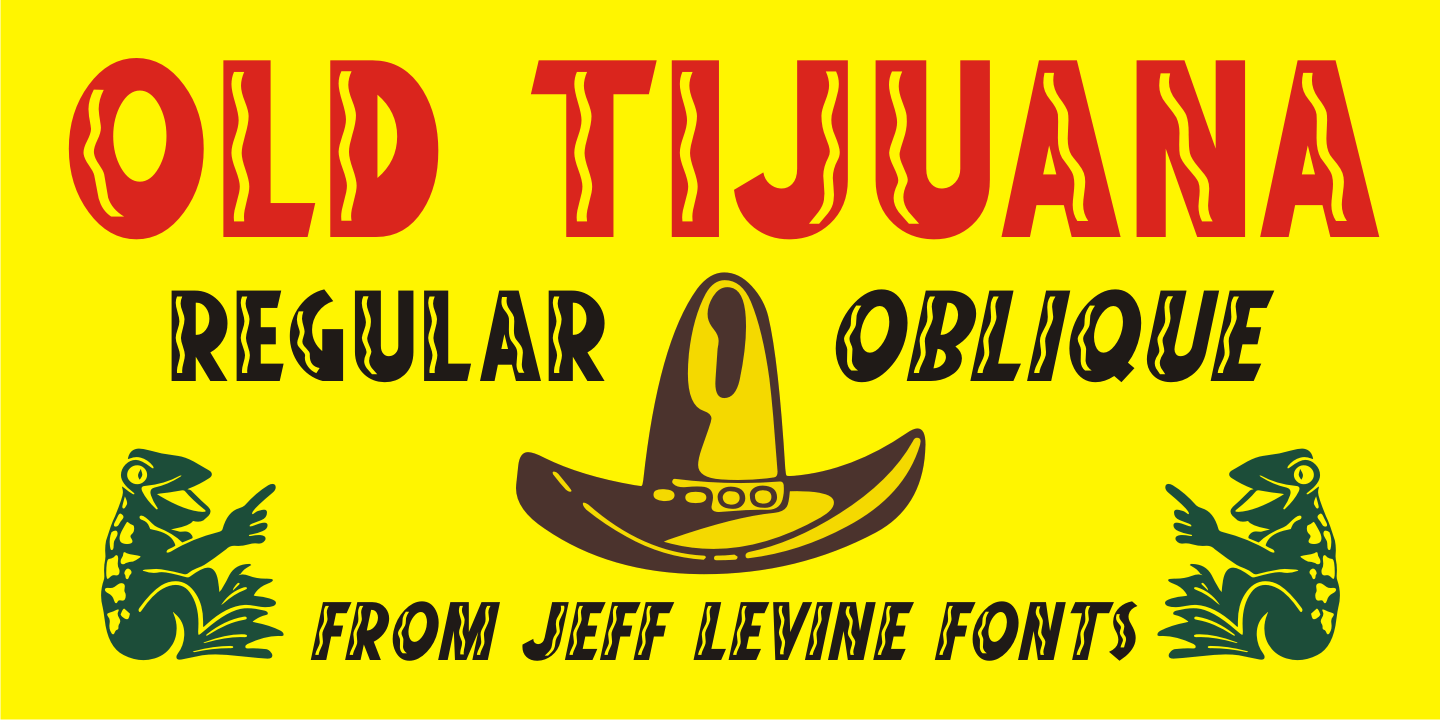 Old Tijuana Font Family Poster