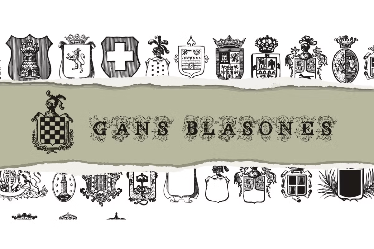 Gans Blasones Font Poster #1