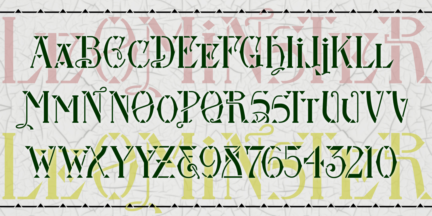 Leominster Font Family Poster