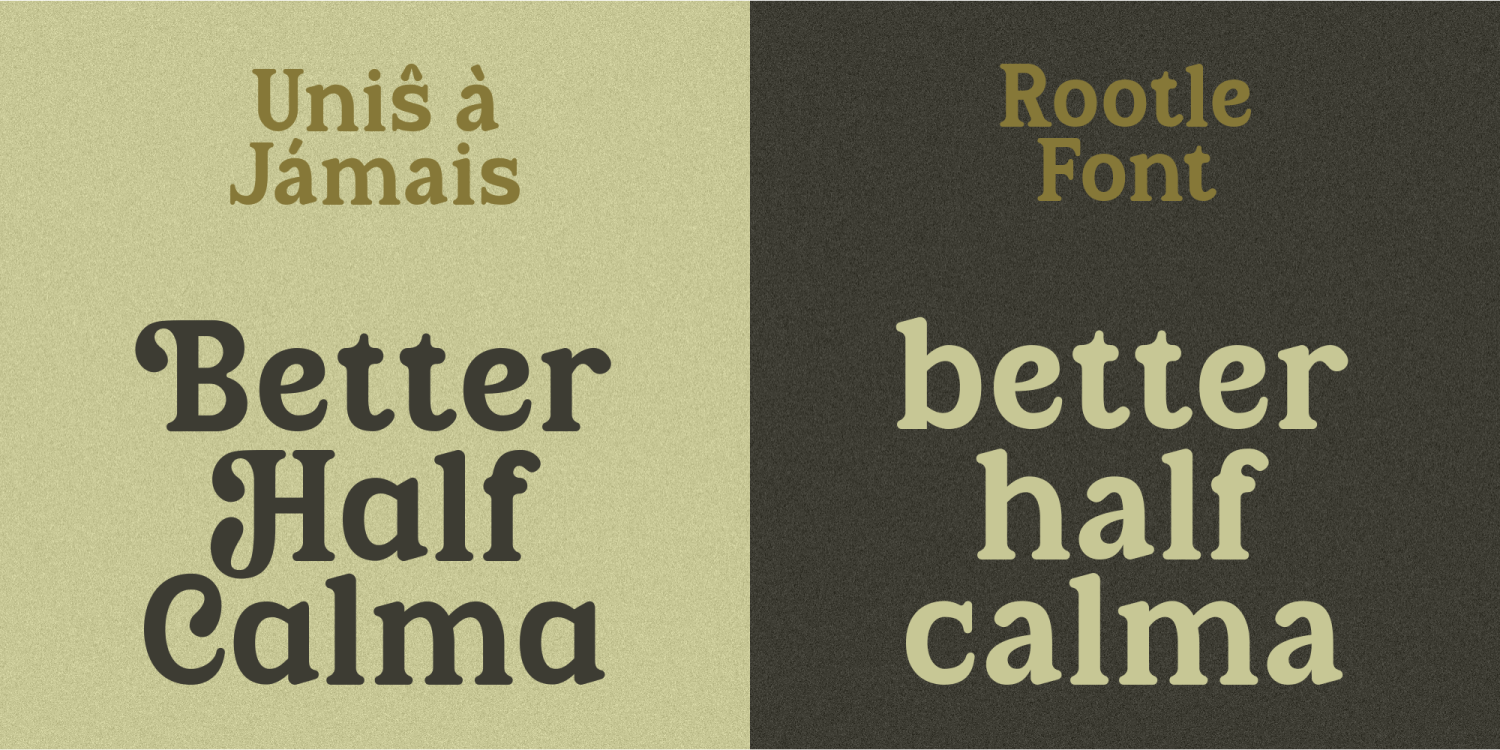 Rootle Font Poster #3