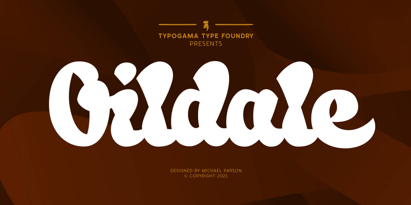 Oildale Font Poster #1