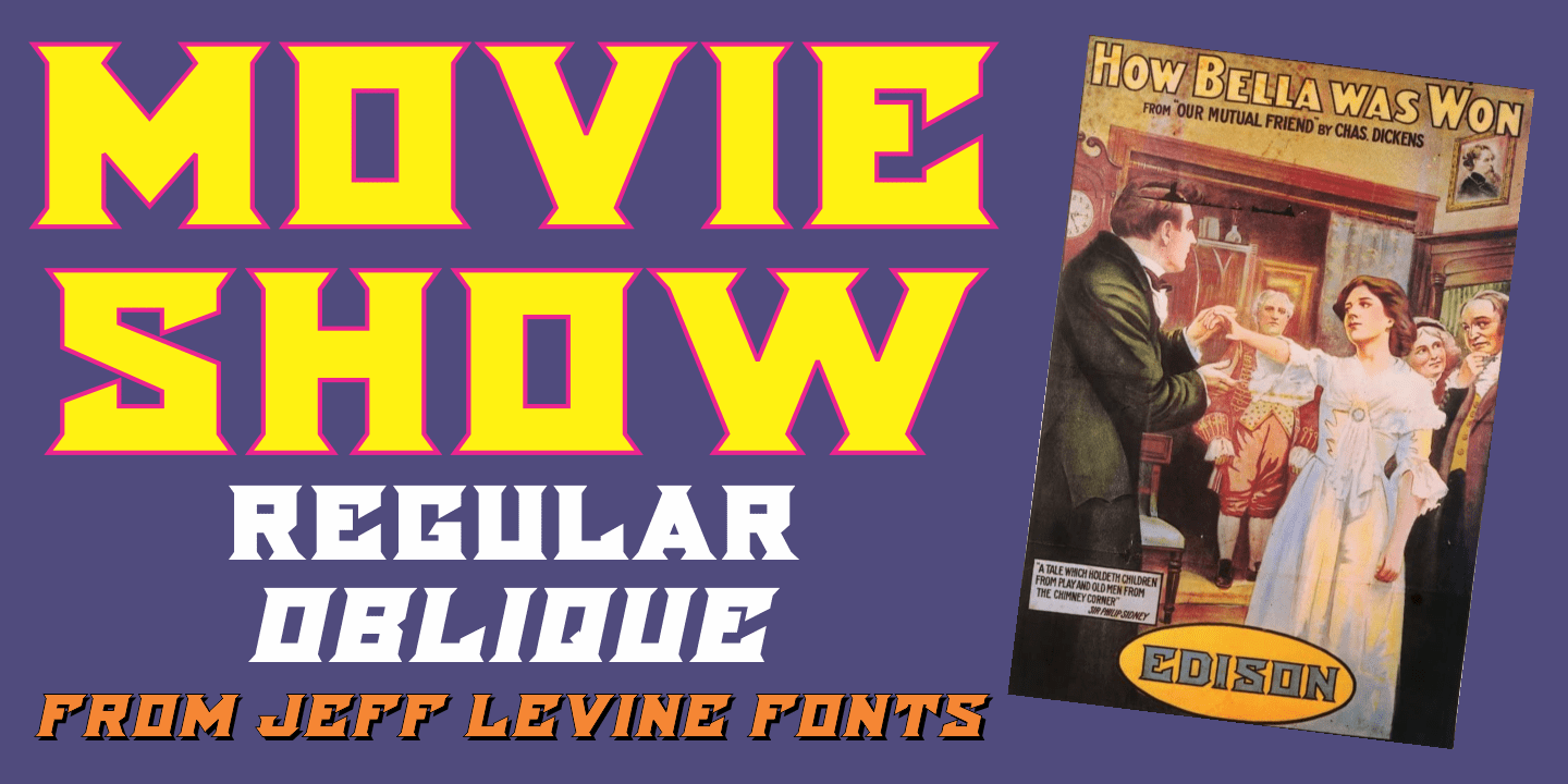 Movie Show Font Poster #1