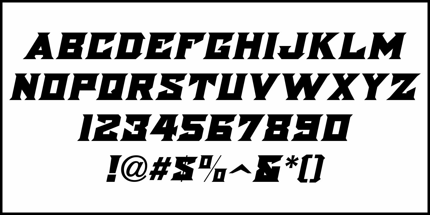 Movie Show Font Poster #5
