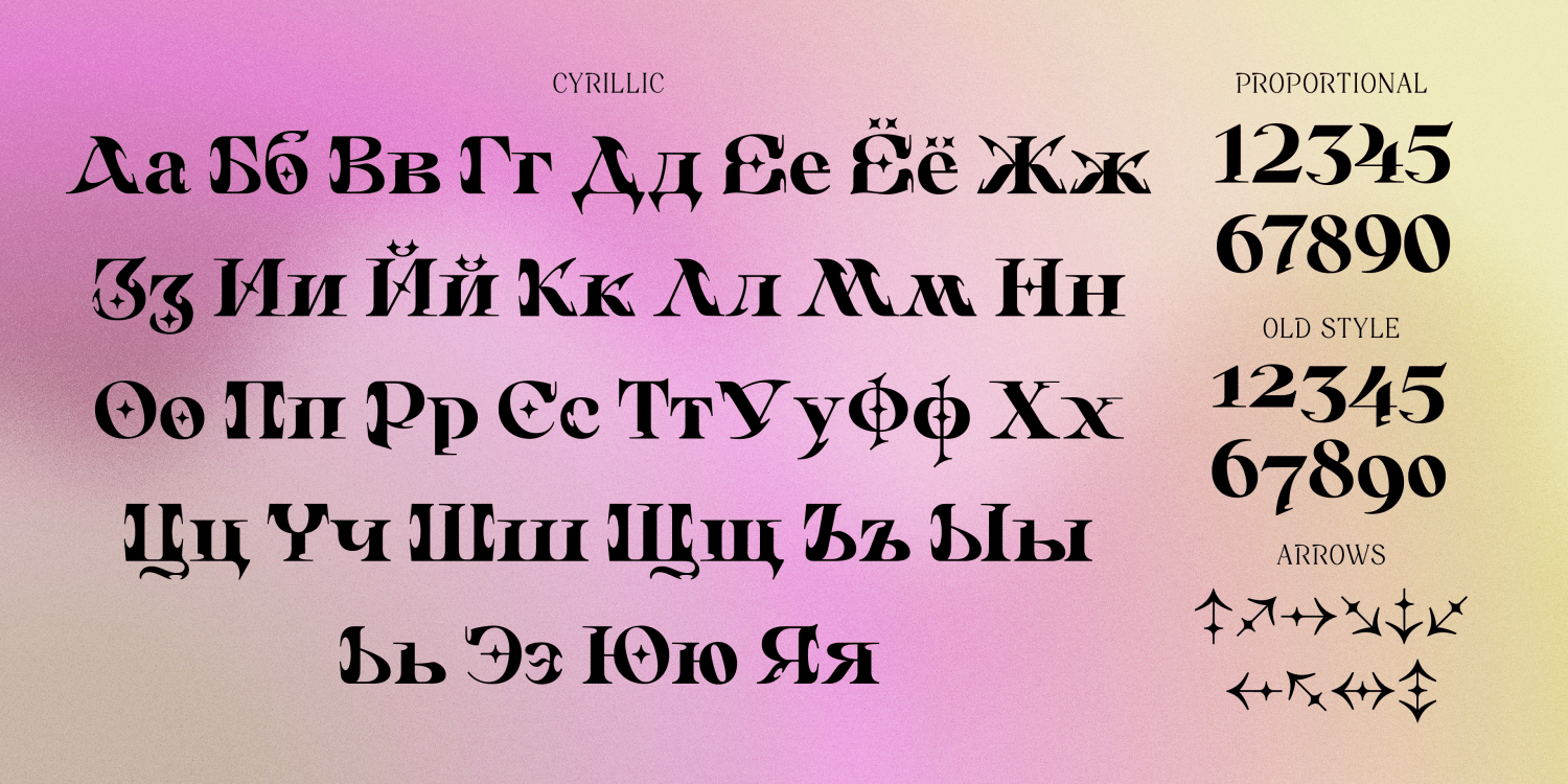 Ozelot Heavy Font Poster #1