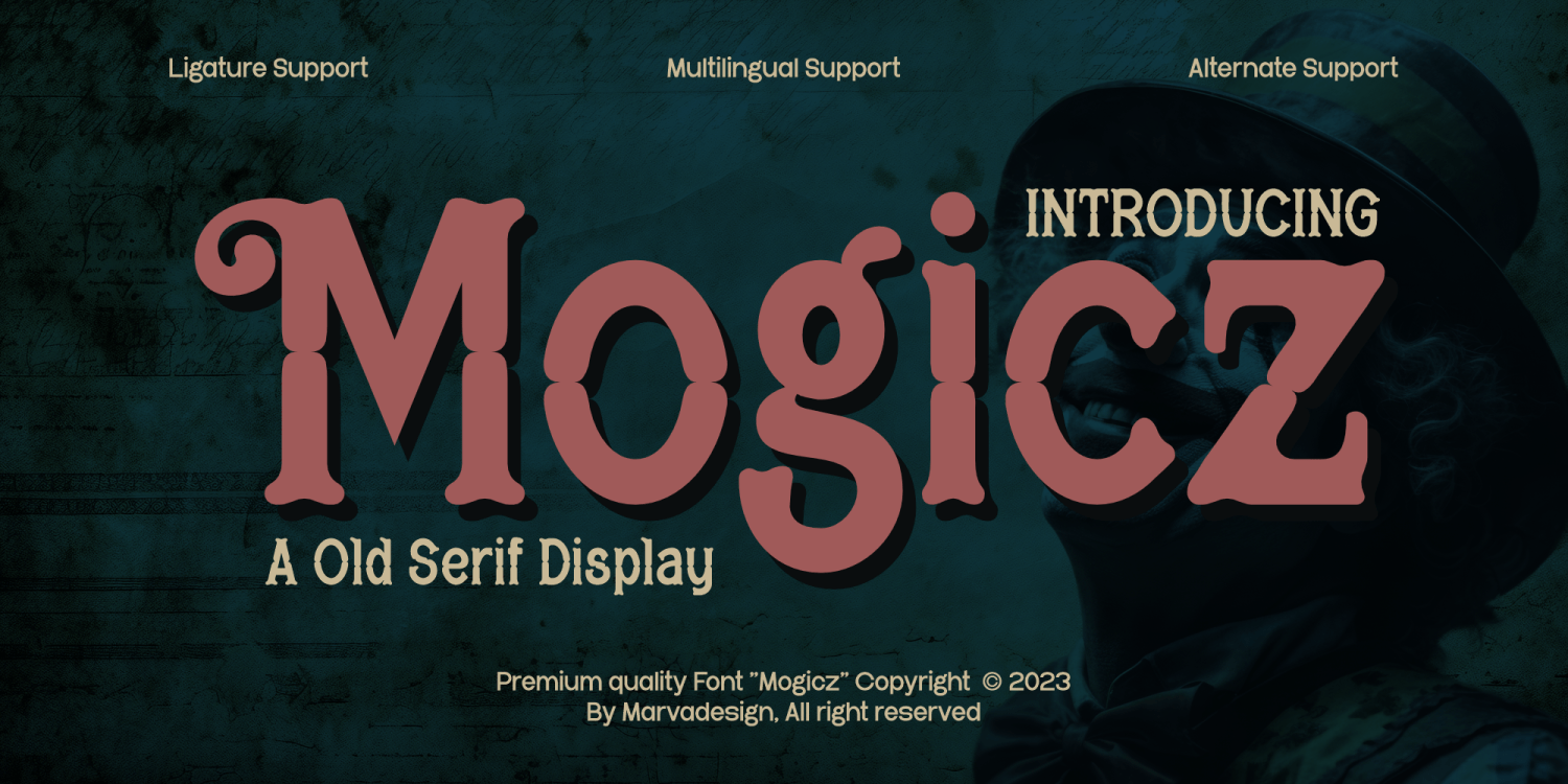 Mogicz Font Poster