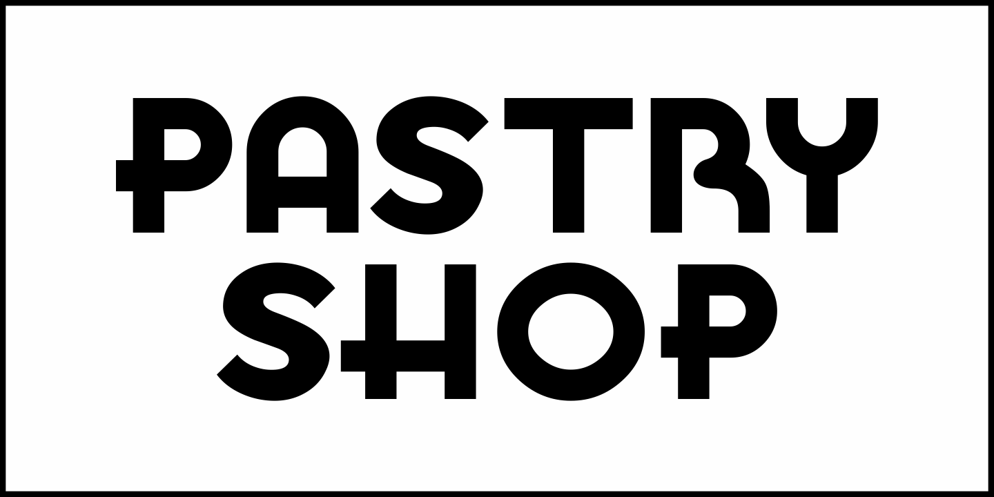 Pastry Shop Font Poster #2