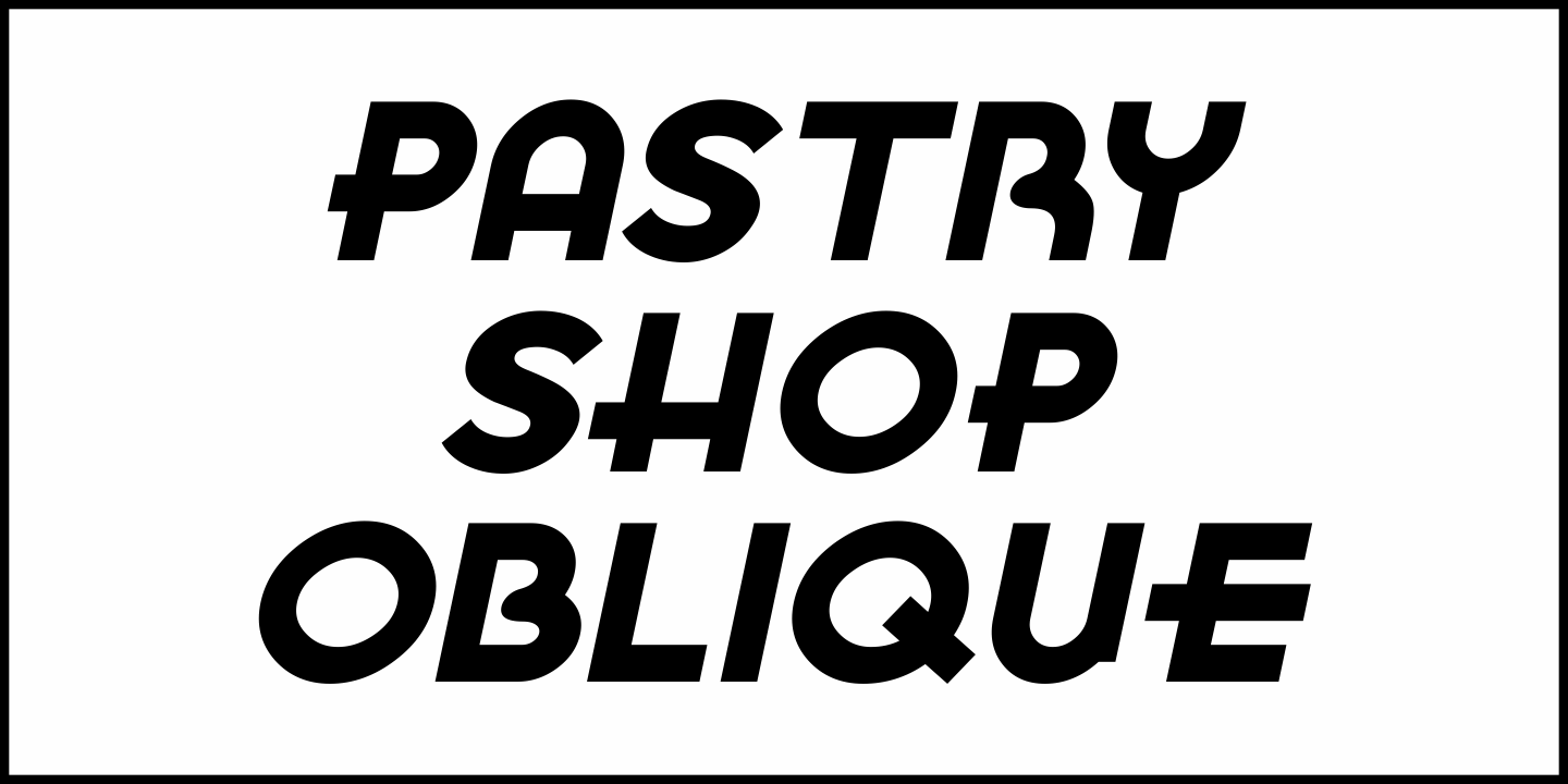 Pastry Shop Font Poster #4