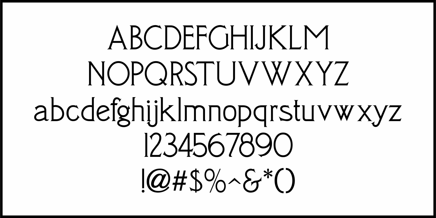 Pettiford Font Poster #3