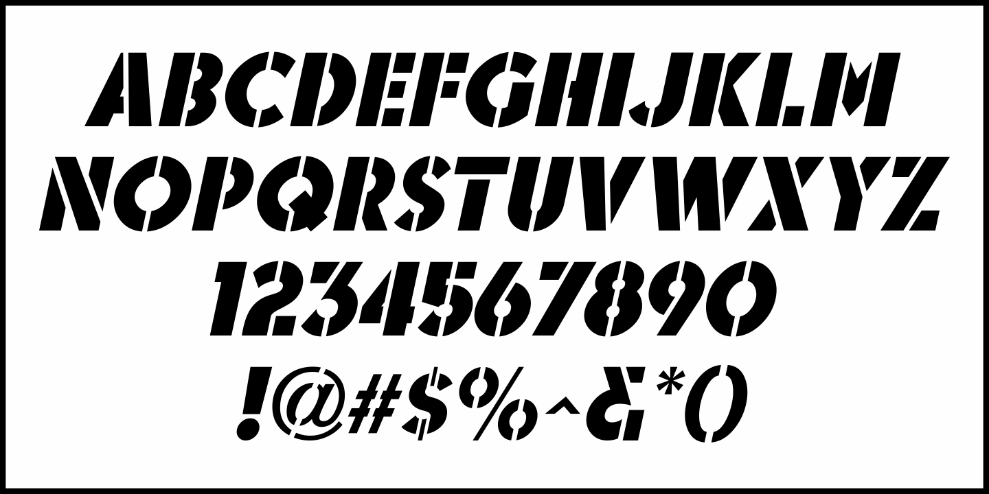 Baggage Claim Font Poster #5
