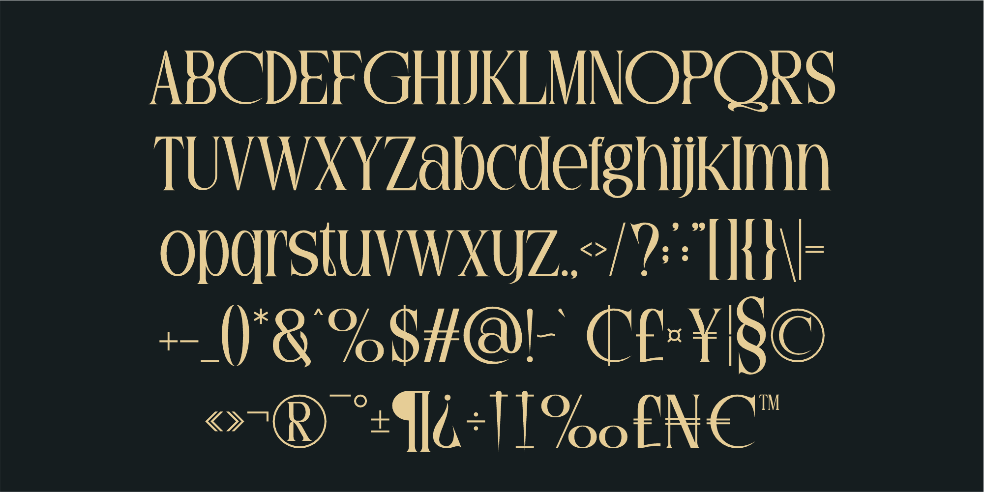 Calestia Font Poster #1