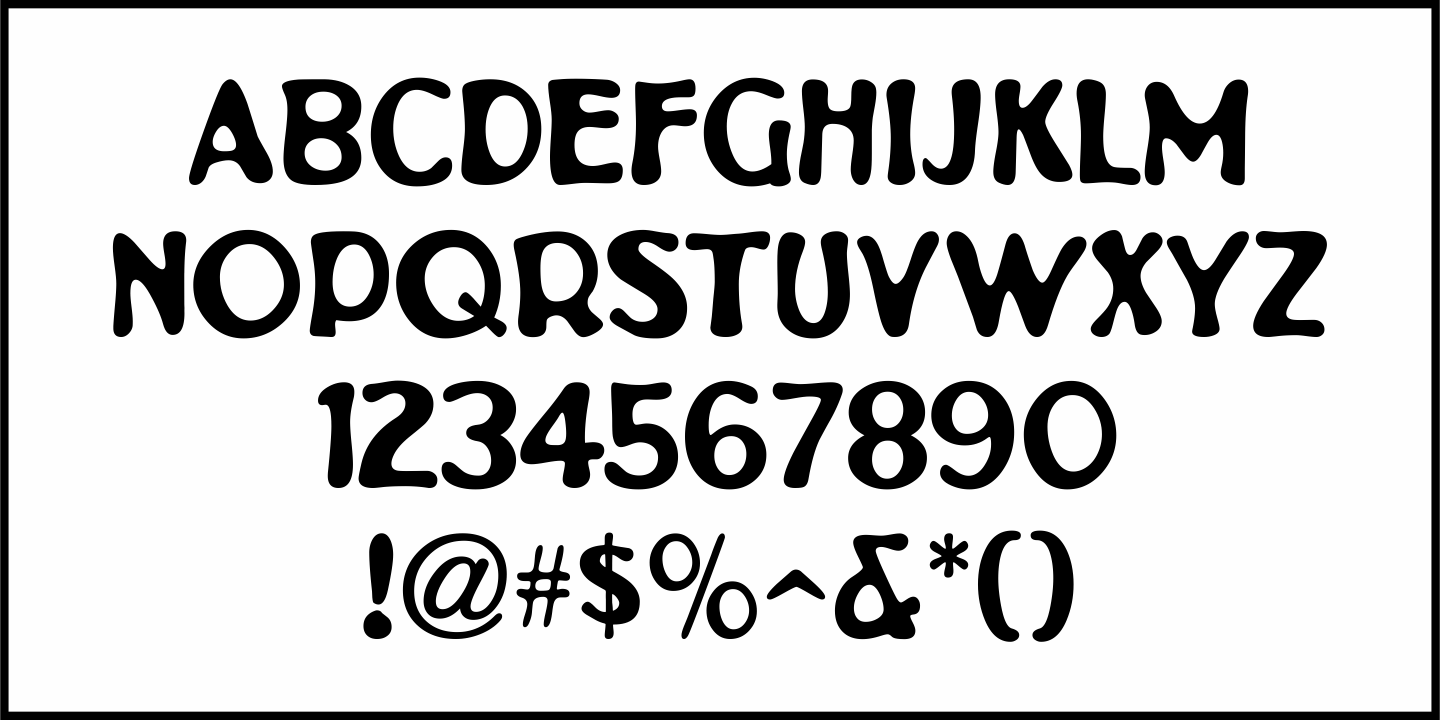Ink Nouveau Font Poster #3