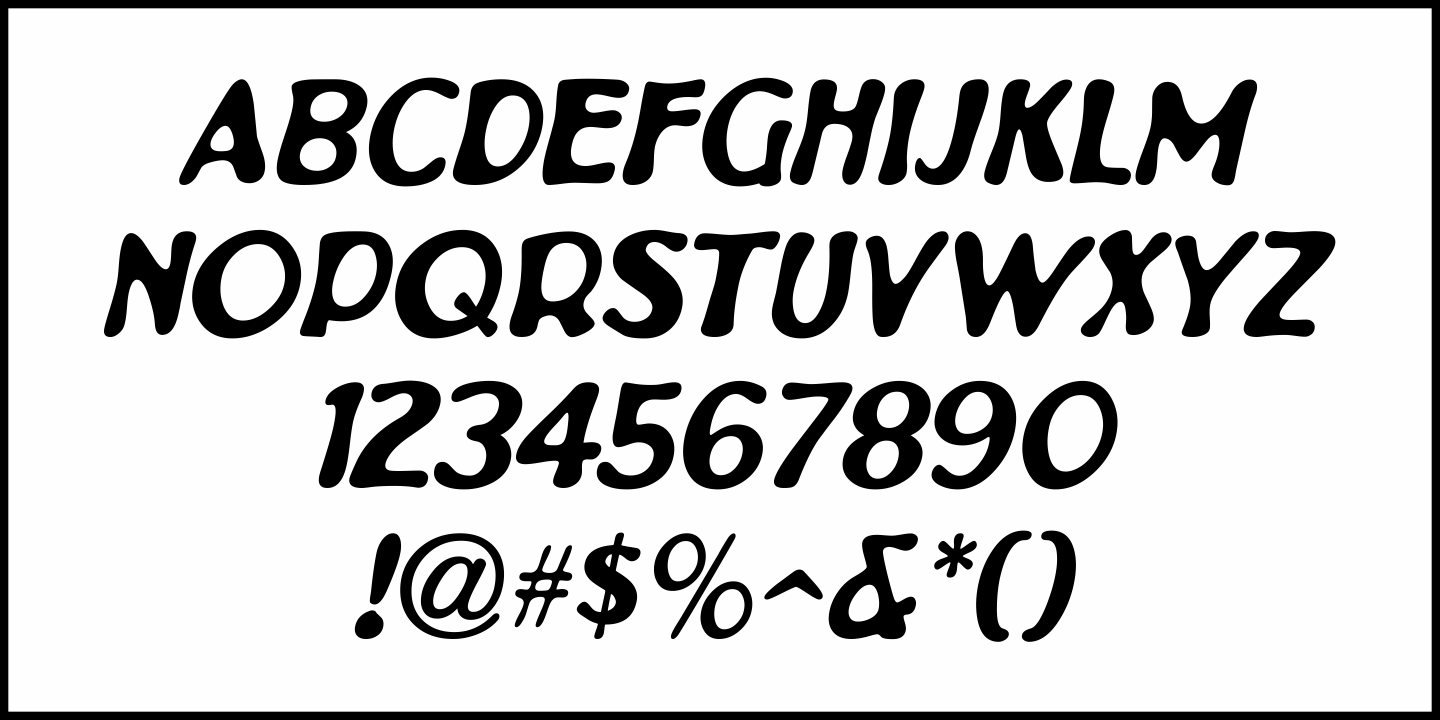 Ink Nouveau Font Poster #5