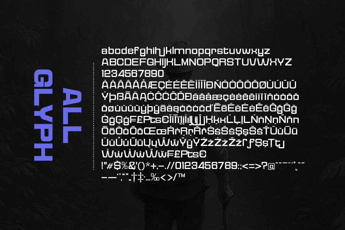 Reflect of Strictly Semi Expanded Font Poster #5