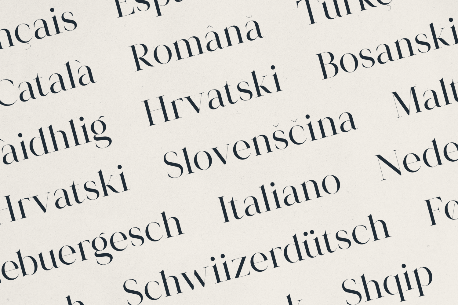 Morlique Serif Font Font Poster #1