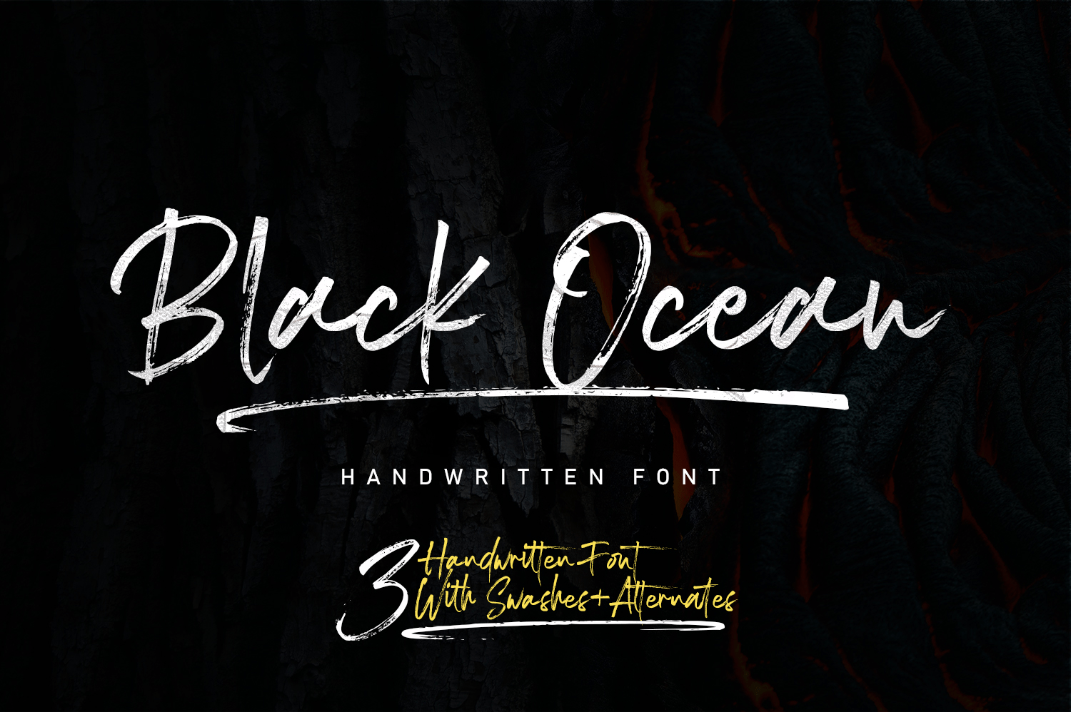 Black Ocean Poster