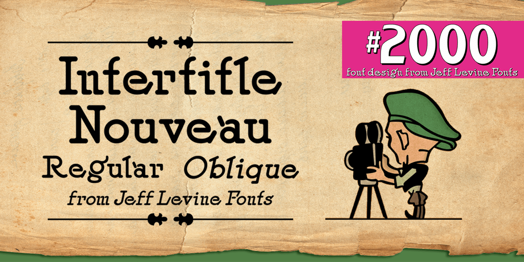 Intertitle Nouveau Font Poster #1