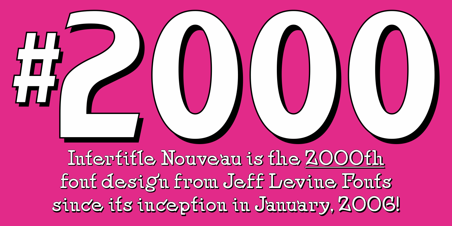 Intertitle Nouveau Font Poster #1