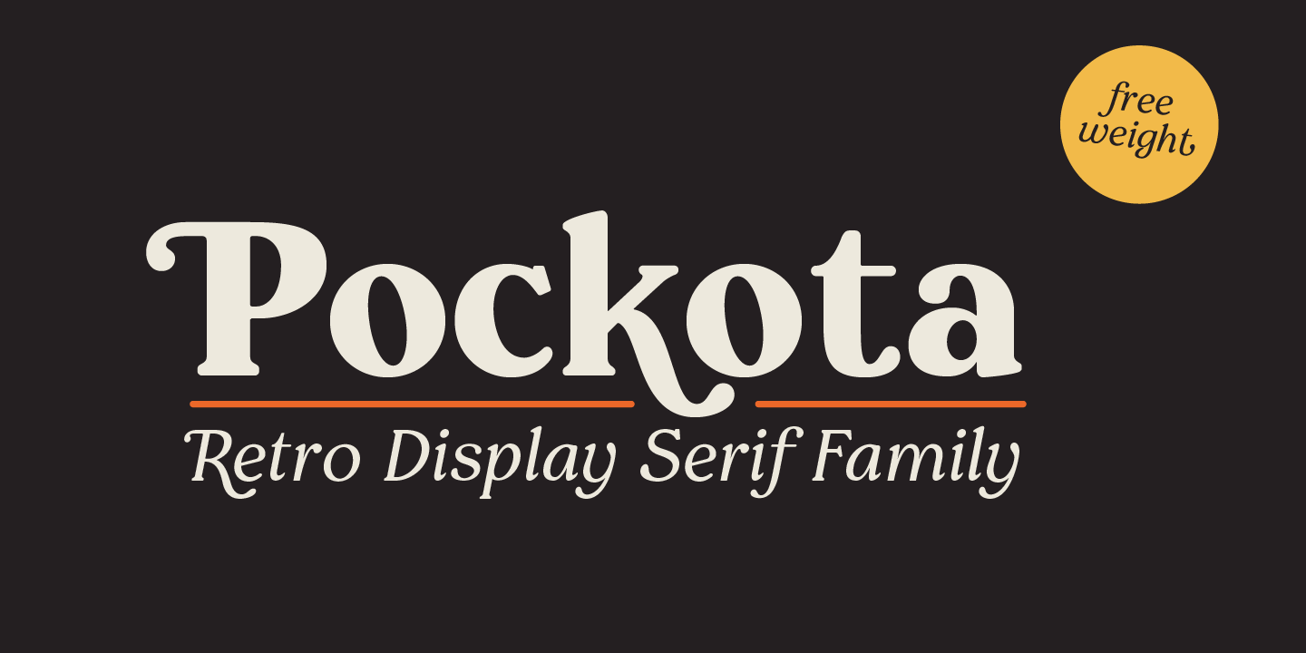 Pockota Font Family