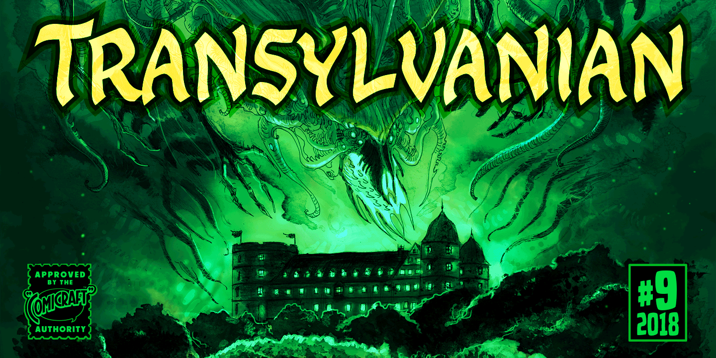 Transylvanian Font Poster