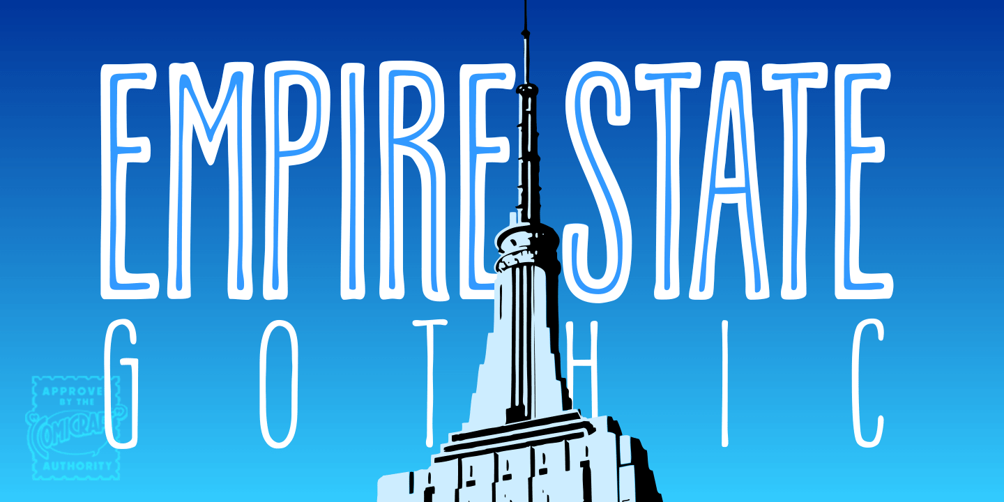 Empire State Gothic Font Poster #1
