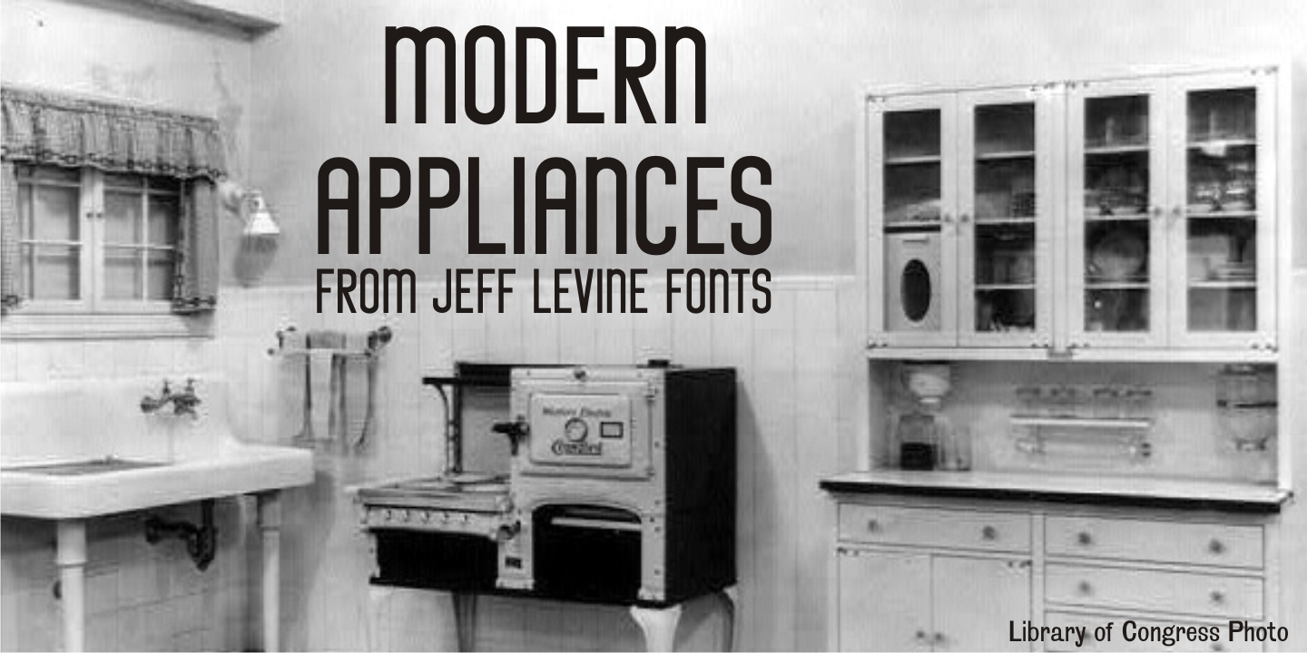 Modern Appliances Font Family