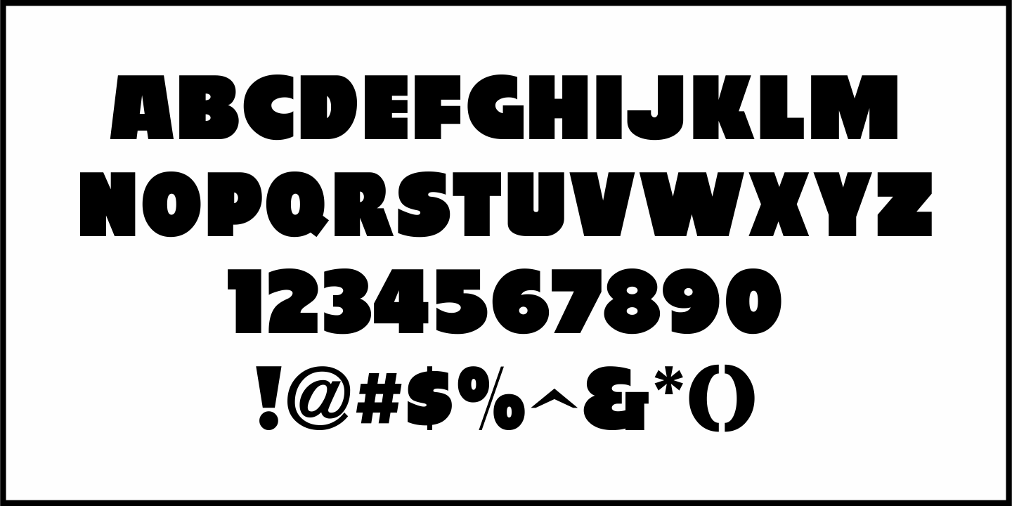 Sales Ad Font Poster #1