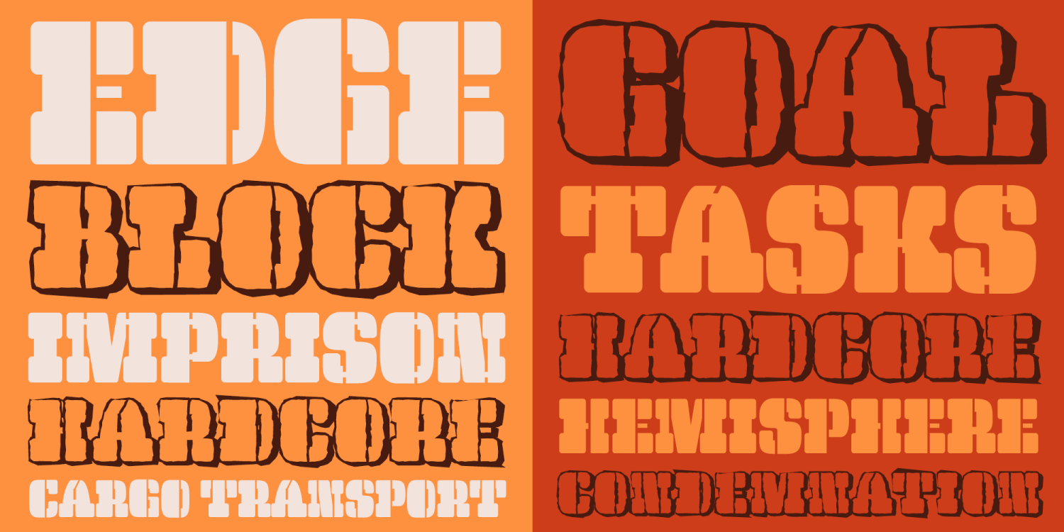 Prinkle Stencil Font Poster #1