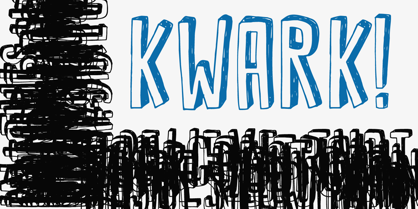 Kwark Font Poster