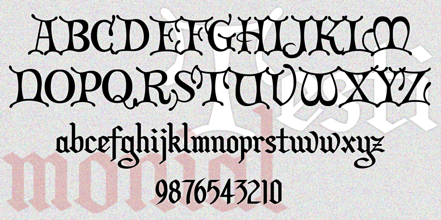 Testimonial Font Family Poster