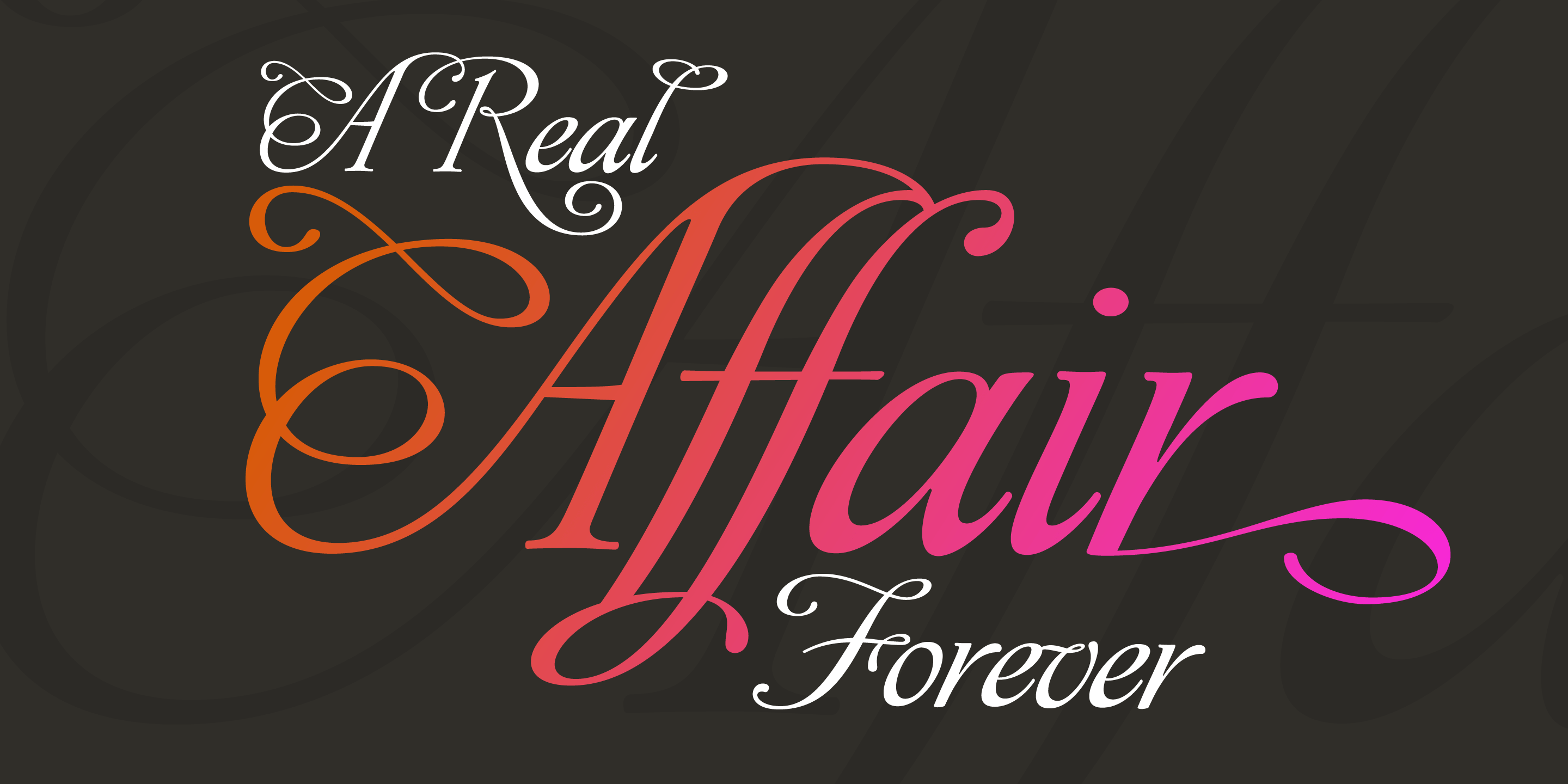 Affair Font Poster #1
