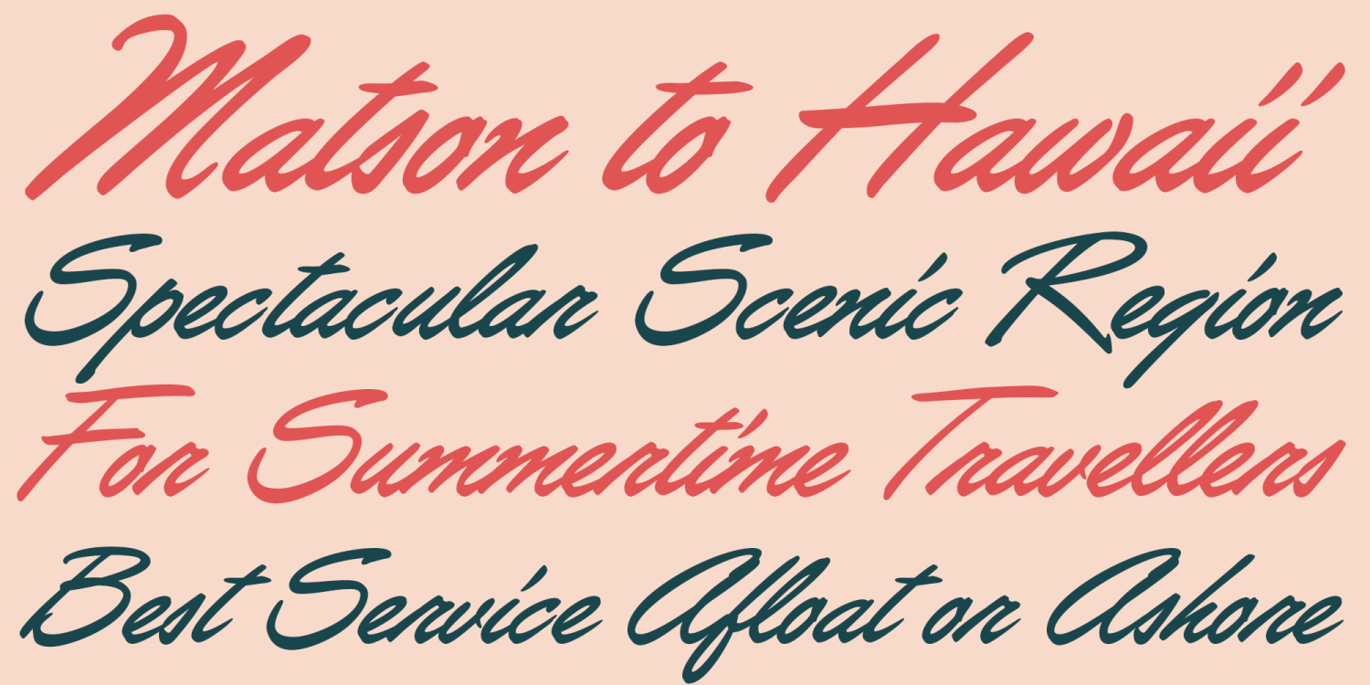 Bender Script Font Poster #1