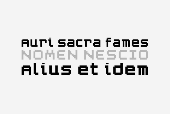 YWFT Blackgold Light Font Poster #3