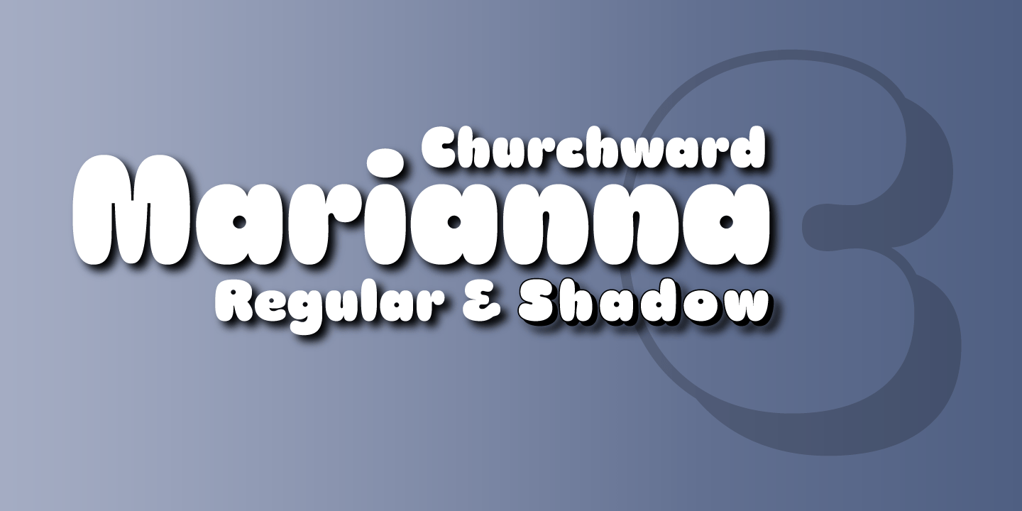 Churchward Marianna Pack Font Family Poster