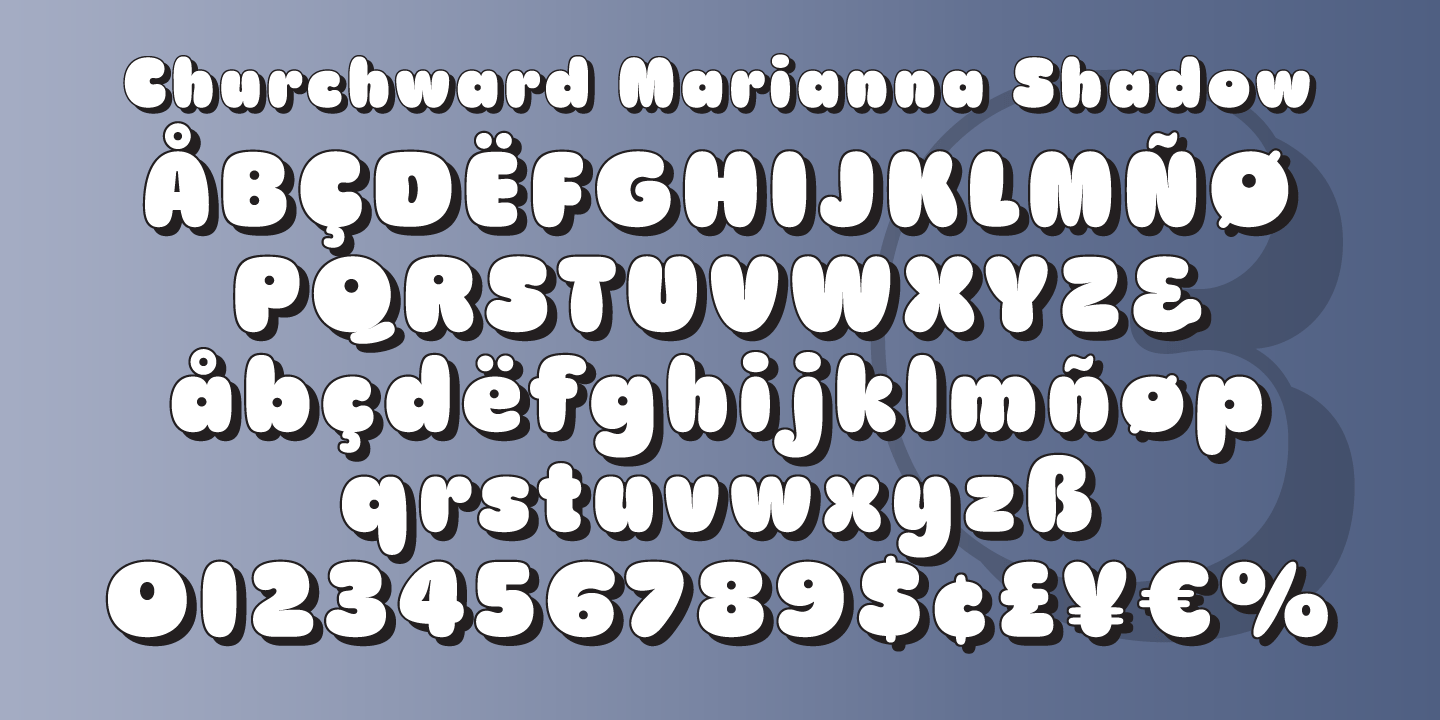 Churchward Marianna Pack Font Poster #1