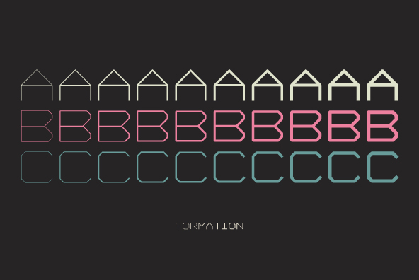 YWFT Formation Semi Bold Font Poster #1