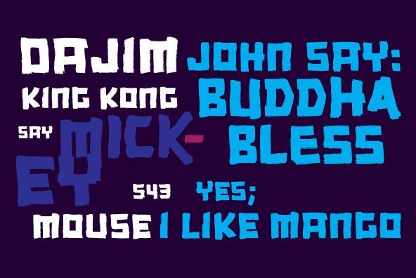 YWFT Expos Regular Font Poster #1